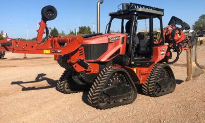 2016 Ditch Witch RT125 plow with RC30 reel carrier