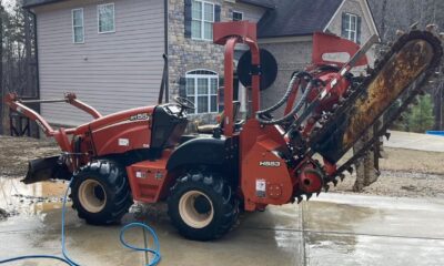 Ditch Witch RT55 trencher plow